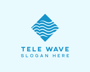 Water Supply Waves logo design