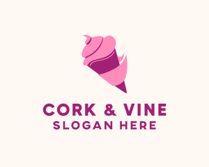 Ice Cream Dessert logo design