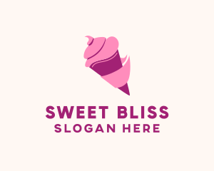 Ice Cream Dessert logo design