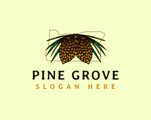 Western Pine Oregon logo design