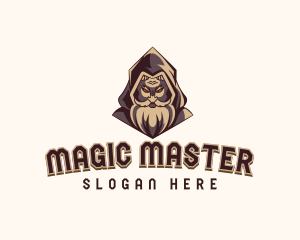 Magical Wizard Sorcerer Gaming logo
