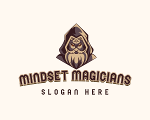 Magical Wizard Sorcerer Gaming logo design