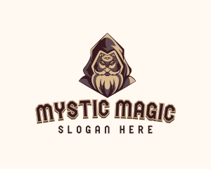 Magical Wizard Sorcerer Gaming logo