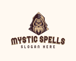 Magical Wizard Sorcerer Gaming logo