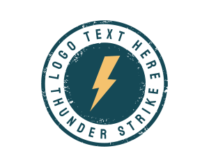 Lightning Flash Power  logo design