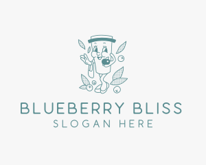 Natural Berry Drink  logo design