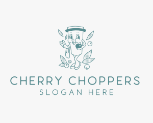 Natural Berry Drink  logo design