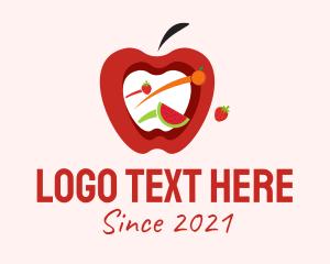 Apple Fruits Grocery logo