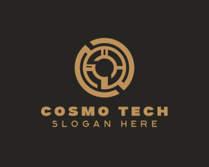 Digital Tech Cryptocurrency logo design