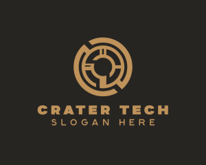 Digital Tech Cryptocurrency logo design