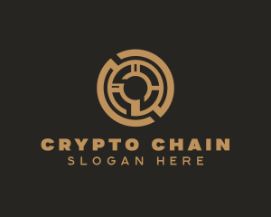 Digital Tech Cryptocurrency logo design