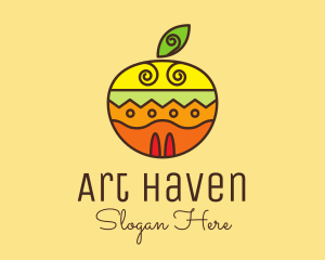 Colorful Tropical Fruit  logo design