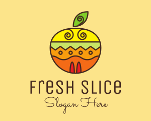 Colorful Tropical Fruit  logo design