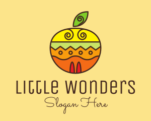 Colorful Tropical Fruit  logo design