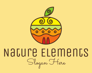 Colorful Tropical Fruit  logo design