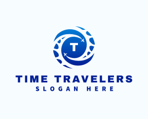 Airplane Travel Trasportation logo design