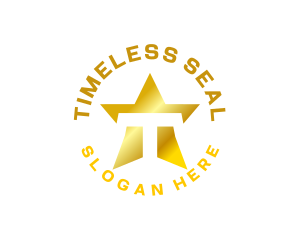 Letter T Star Media logo design