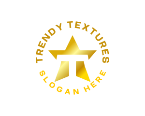 Letter T Star Media logo design