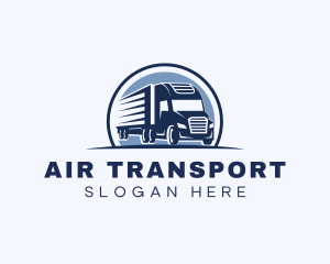 Truck Haulage Forwarding logo design