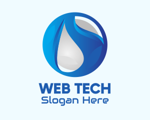 Blue Global Tech Company logo design