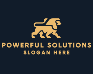 Wild Jungle Lion  logo design