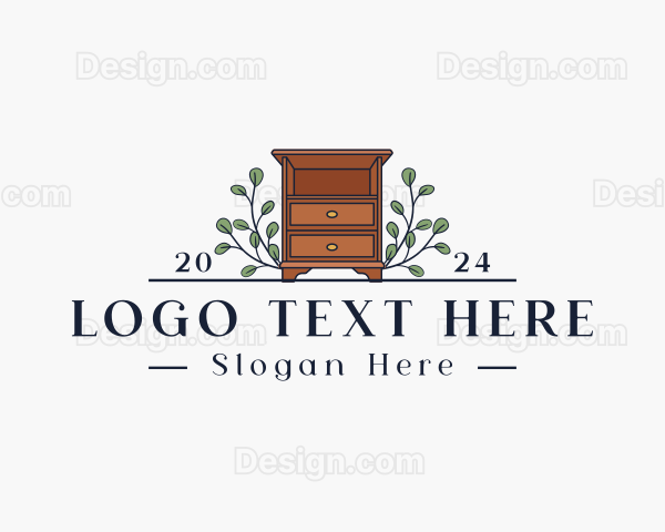 Drawer Cabinet Display Furniture Logo