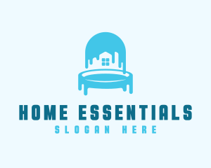 Home Paint Renovation logo design