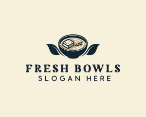 Tofu Soup Bowl logo design