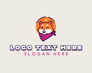 Corgi Pet Bandana logo