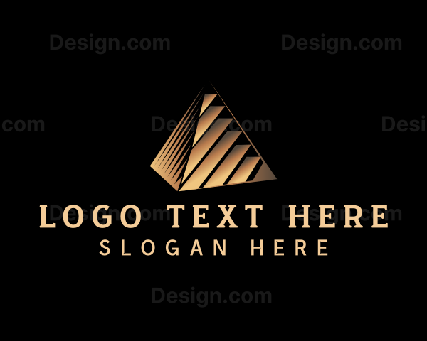 Luxury Corporate Pyramid Logo