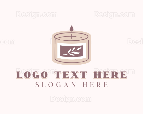 Scented Candle Souvenir Logo