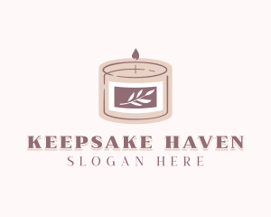 Scented Candle Souvenir logo design