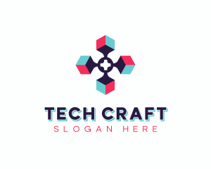 Tech Developer Cube logo