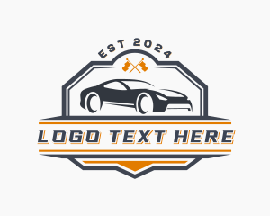 Car Sedan Automotive logo