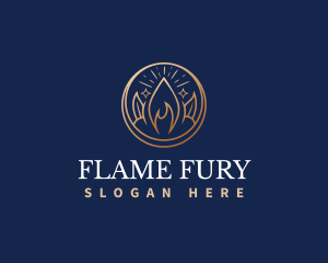 Spiritual Flame Light logo design