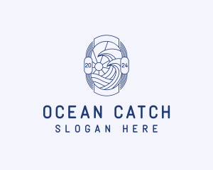 Wave Ocean Coast logo design