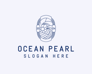 Wave Ocean Coast logo design