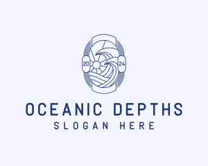 Wave Ocean Coast logo design