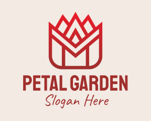 Tulip Flower Garden  logo design