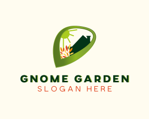 House Landscape Gardener logo design