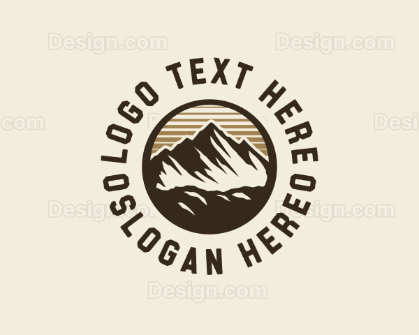 Mountain Adventure Exploration Logo