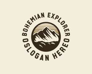 Mountain Adventure Exploration logo design