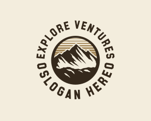 Mountain Adventure Exploration logo design