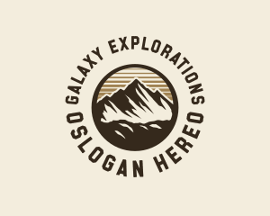 Mountain Adventure Exploration logo design