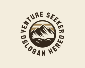 Mountain Adventure Exploration logo design