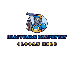 Gorilla Hammer Carpentry logo design