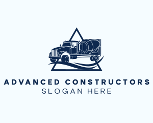 Industrial Cement Mixer logo design