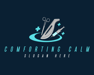 Medical Surgery Scalpel logo design