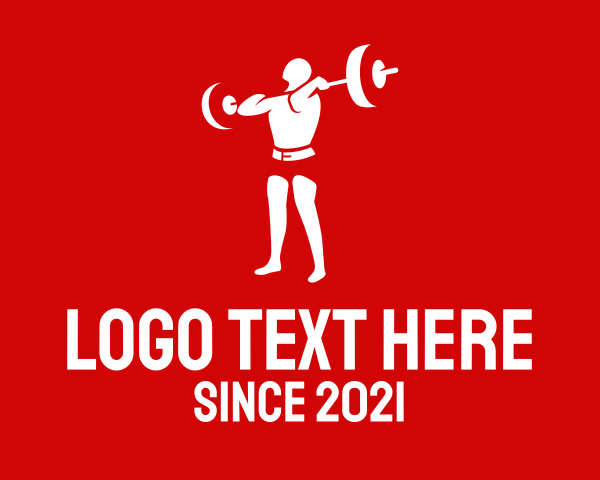 Weightlifting logo example 2