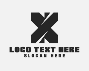 Creative Studio Letter X logo